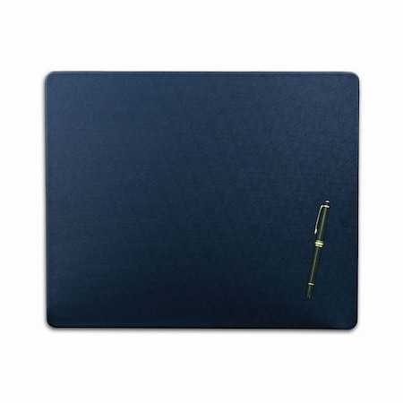 Dacasso Navy Blue Leatherette 17" x 14" Conference Table Pad PR-4615